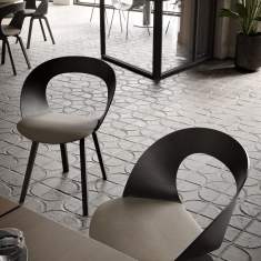Besucherstuhl Holz Besucherstühle Holzschale Stapelstuhl Cafeteria Stuhl stapelbar Brunner Mudra