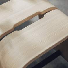 fahrbarer Hocker Holz Brunner boards Hocker