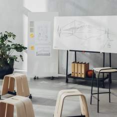 Rolltisch Bürofahrtische Rolltische Brunner boards Worktable