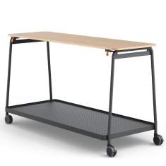 Stehtische fahrbar Rolltisch gross Brunner boards Stehtisch