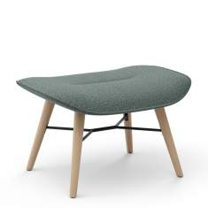 Polsterhocker Holz Holcker grün Brunner ray soft lounge
