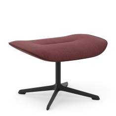 Polsterhocker Holcker rot Brunner ray soft lounge