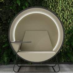Loungesessel mit Beleuchtung Sessel Abgeschirmter Arbeitsplatz Connection Kuppel