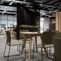 Konferenztisch Holz Konferenztische mit Beleuchtung Esstisch Connection Plenti
Tischplatte mit abgerundeten Ecken
