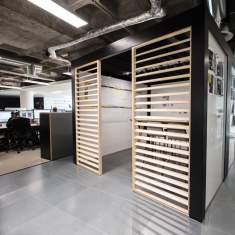 Abgeschirmte Konferenzplätze Akustik-Kabine, Schallschutzkabine, Büro, Akustik-Raumsystem Connection ROOMS