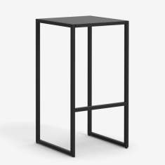 Barstuhl schwarz Barhocker Metall SARA FORMAE Sky