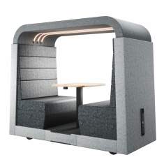 akustik Meetingbox abgeschirmte Konferenzplätze Assmann Büromöbel Syneo Soft Freestyle