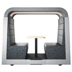 akustik Meetingbox abgeschirmte Konferenzplätze Assmann Büromöbel Syneo Soft Freestyle