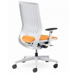 Drehstuhl Stuhl Design Bürodrehstuhl weiss, Klöber, Mera Bürodrehstuhl
