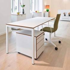 Schreibtisch Metall Chrome Büromöbel Schreibtische Design Planmöbel, m-pur