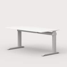 Elektrisch höhenverstellbarer Schreibtisch Büromöbel ergonomisch Schreibtische weiß , Leuwico, GO² Basic Sitz - /Stehtische
höhenverstellbar