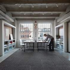 Textiler Bodenbelag Teppichfliesen Interface Collins Cottage