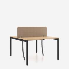 Doppelarbeitsplatz Büro Bürotische Team-Tisch Nowy Styl bSpace Workbenches