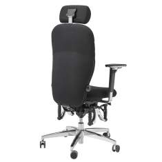 Büro Drehstuhl schwarz Drehstühle mit Kopfstütze Bürostuhl Haider BIOSWING 450/460 iQ