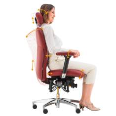 Bürostuhl Haider BIOSWING 460 Raute