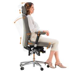 Ergonomischer Bürostuhl Haider BIOSWING 550/560 iQ