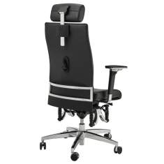 Ergonomischer Bürostuhl schwarz Schreibtischstuhl ergonomisch Drehgstuhl Büro Drehstühle Haider BIOSWING 660/670 iQ