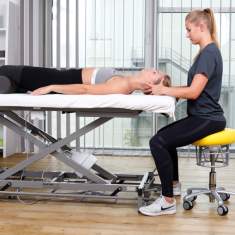 Ergonomischer Bürostuhl gelb Schreibtischstuhl ergonomisch, Haider Bioswing Foxter