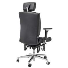 Ergonomischer Bürostuhl schwarz Schreibtischstuhl ergonomisch, Haider BIOSWING 560 iQ Detensor