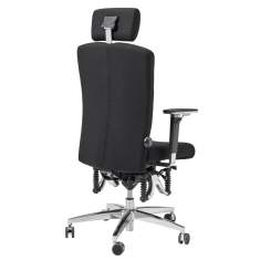 Ergonomischer Bürostuhl schwarz Schreibtischstuhl ergonomisch, Haider BIOSWING 550/560 iQ
