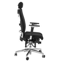 Ergonomischer Bürostuhl schwarz Schreibtischstuhl ergonomisch Drehgstuhl Büro Drehstühle Haider BIOSWING 660/670 iQ