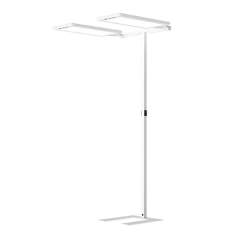 LED Stehleuchten dimmbar Stehleuchte modern Büroleuchte weiss Waldmann Yara.doubleU