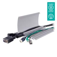 Kabelbinder, Cable Manager, Kabelhalter, Kabelclips Dataflex Addit aufklappbarer Kabelschutz - gerade 452