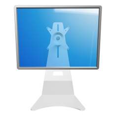 Monitorhalter, Monitorhalterung Stahl Dataflex Addit Monitorständer 500