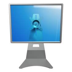 Monitorhalter, Monitorhalterung Stahl Dataflex Addit Monitorständer 502