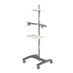 Konferenz Trolley Monitorarm Dataflex Viewmate Workstation - Fußboden 722
höhenverstellbar