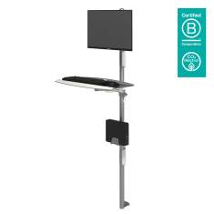 Konferenz Trolley Monitorarm Dataflex Viewmate Workstation - Fußboden 732
höhenverstellbar