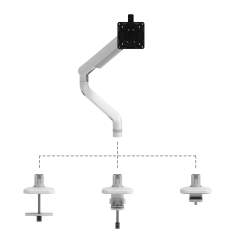 Monitorhalterung, Monitor-Befestigung Dataflex Viewprime plus Monitorarm - Schreibtisch 110 combo
