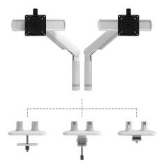 Monitorärme Monitorhalterung, Monitor-Befestigung Dataflex Viewprime plus Monitorarm - Schreibtisch 210 combo