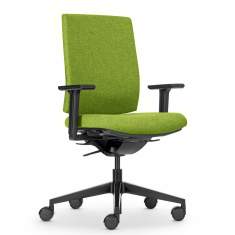 Drehstuhl grün Büro Drehstühle Bürostuhl Stoff gepolstert Girsberger Kyra Flex