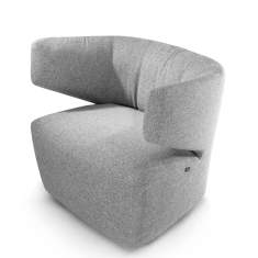 Loungesessel grau Sessel Lounge Girsberger Pablo Soft