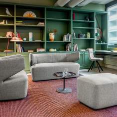 Loungesessel grau Sessel Lounge Sitzmöbel Girsberger Pablo Soft