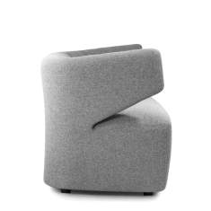 Loungesofa grau Sofa Lounge Girsberger Pablo Soft