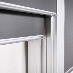 Säulenwandtafel mit interaktivem Display
 | Interaktive Boards/Tafeln, Hunziker, Interaktive Tafel  Modell 121DI