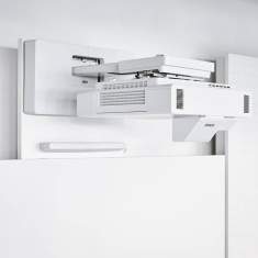 Doppelwandtafel mit Ultrakurzdistanzbeamer Interaktive Boards/Tafeln, Hunziker, Interaktive Tafel Modell 128PIB