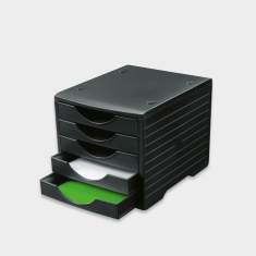 Schubladenbox schwarz styro, styrogreenbox