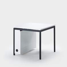 Schreibtisch Bildschirmtisch modern Büromöbel Schreibtische schwarz Zemp, QUATTRO C1 Screen - Lift