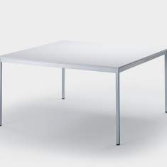 Großer Schreibtisch modern Büromöbel schlichte Schreibtische weiß modern, Zemp, QUATTRO M1