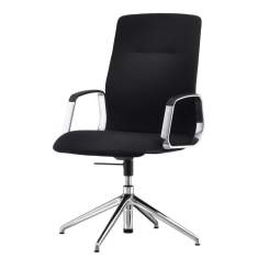 Konferenzstuhl schwarz Konferenzstühle Büro Konferenzsessel mit Armlehnen Wilkhahn Decide