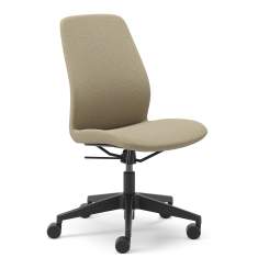 Büro Drehstuhl grau Drehstühle Bürostuhl ohne Armlehnen Kinnarps Siro