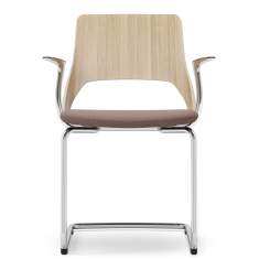 Konferenzstühle Holz Freischwinger Besucherstuhl Büro Besucherstühle Kinnarps, Embrace
