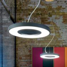 Büro Deckenlampen LEDPendelleuchte dimmbar LED Büroleuchte, Belux, DISK